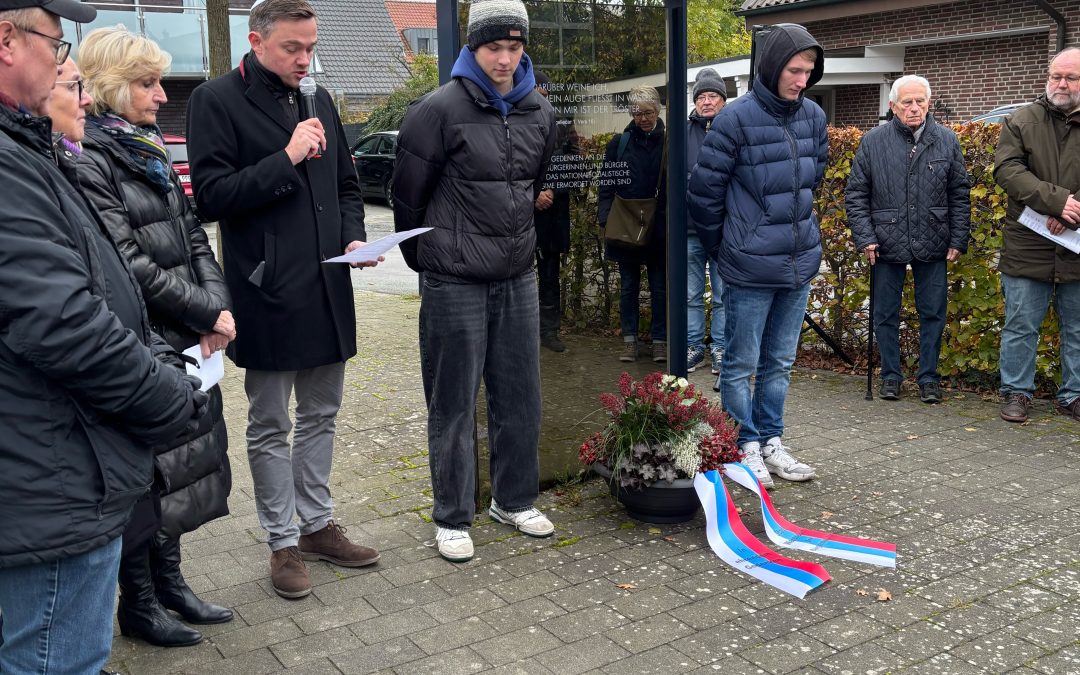 Gedenken an Opfer des Nationalsozialismus